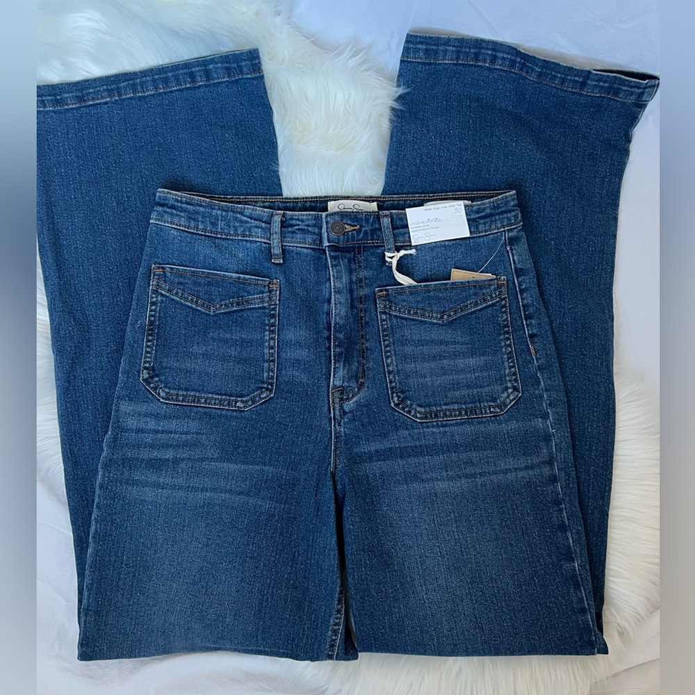 Jessica Simpson High Rise Wide Leg Jeans - Size 30